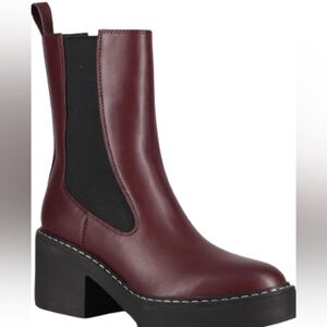 Nine West Burgundy Heeled Boots